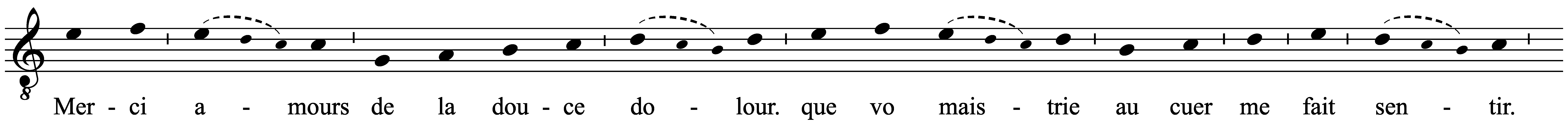 Work musical notation